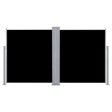   Zwijana markiza boczna, 140 x 600 cm, czarna