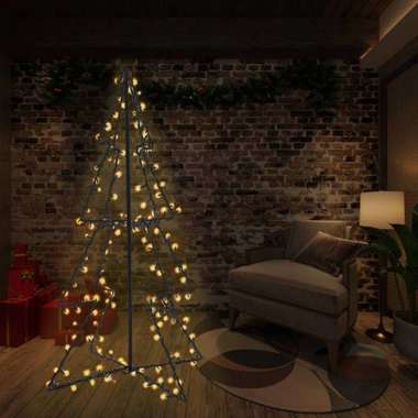   Ozdoba świąteczna w kształcie choinki, 240 LED, 115x150 cm
