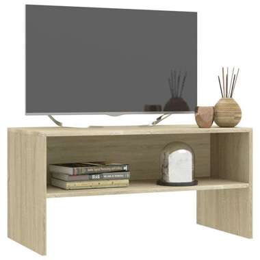   Szafka pod TV, dąb sonoma, 80 x 40 x 40 cm, płyta wiórowa