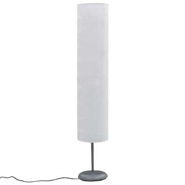   Lampa podłogowa na stojaku, 121 cm, biała, E27