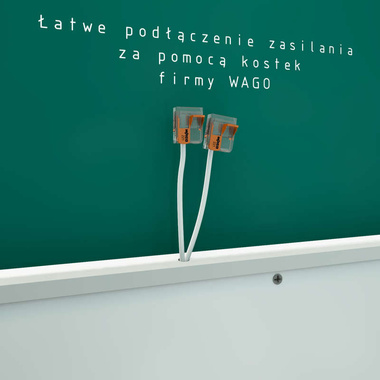 Lustro owalne złote LED 55x120 Piaskowane