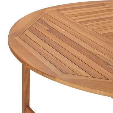   Stół ogrodowy, 150x76 cm, lite drewno tekowe