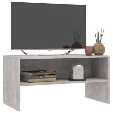   Szafka pod TV, betonowy szary, 80 x 40 x 40 cm, płyta wiórowa