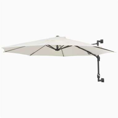   Parasol ścienny na metalowym słupku, 300 cm, piaskowy