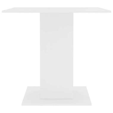   Stół jadalniany, biały, 80 x 80 x 75 cm, płyta wiórowa
