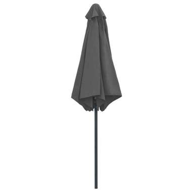   Parasol ogrodowy na słupku aluminiowym, 270x246 cm, antracytowy