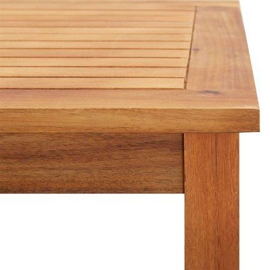   Ogrodowy stolik kawowy, 60x60x36 cm, lite drewno akacjowe