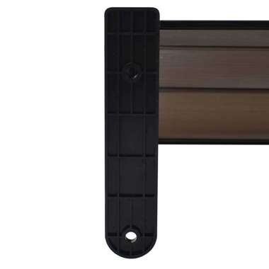   Daszek nad drzwi, czarny, 150 x 100 cm, PC
