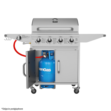 Grill Gazowy 16W V2 SILVER