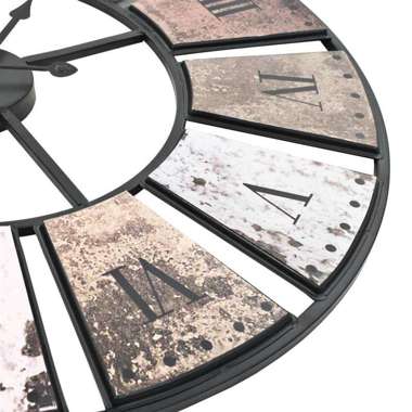   Zegar ścienny vintage z mechanizmem kwarcowym, 60 cm, XXL