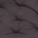   Poduszka na podłogę lub palety, bawełna, 120x40x7 cm, antracyt
