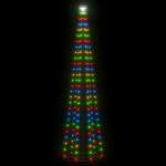   Ozdoba świąteczna w kształcie choinki, 136 LED, 70x240 cm