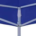   Profesjonalny, składany namiot imprezowy 2x2 m, stal, niebieski