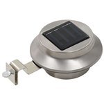   Okrągłe lampy solarne na zewnątrz, 6 szt., LED, 12 cm, białe