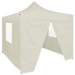   Profesjonalny, składany namiot imprezowy, 4 ściany, 2x2 m, stal