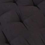   Poduszka na podłogę lub palety, bawełna, 120x80x10 cm, czarna