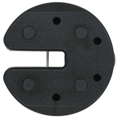   Obciążniki do altany, 4 szt., czarne, 220 x 30 mm, beton