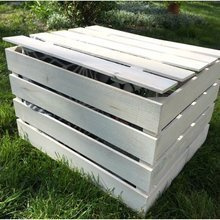 Skrzynka 30x50x40 biała z wiekiem