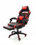 Fotel Gamingowy gracza obrotowy czarno-czerwony