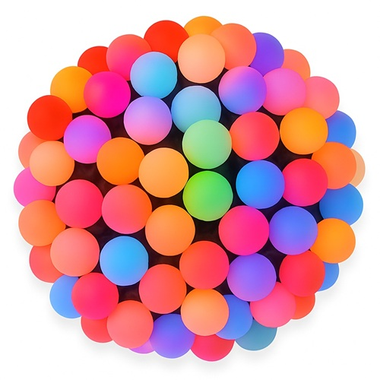 Lampki kulki 100 LED 10 m – multikolor