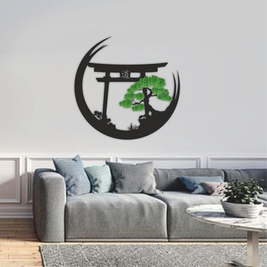 Drzewo Trama Torii – ekologiczny obraz z mchem