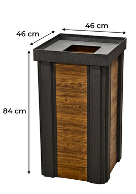 Elegancki loftowy kosz łazienka ,restauracja ,hotel 84x44x44