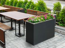 Donica ogrodowa 118x38x38