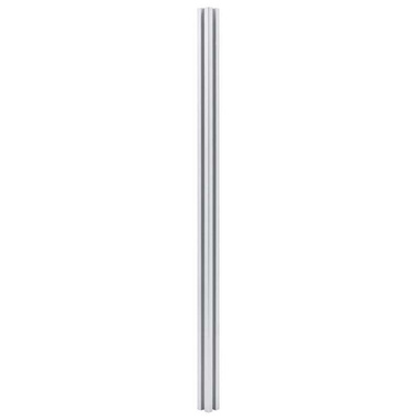   Słupki ogrodzeniowe, 3 szt., aluminium, 185 cm