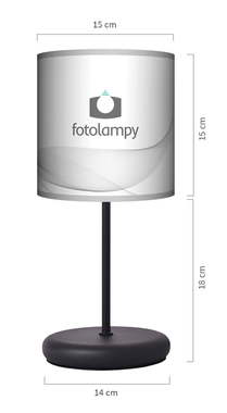 Lampa stołowa - EKO - Mozaika black