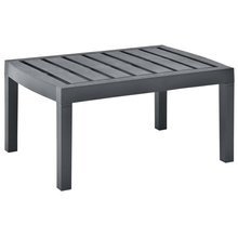 Stolik kawowy, antracytowy, 78x55x38 cm, plastikowy