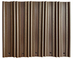 Listwa ogrodzeniowa pionowa 173x6 RD01 jasny brąz
