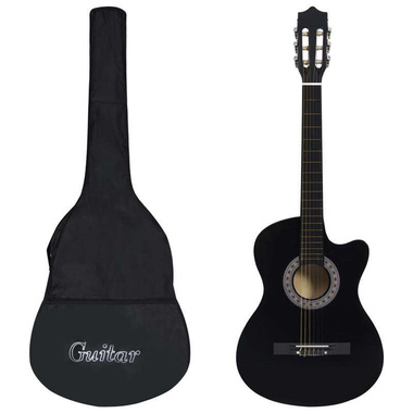   12-cz. zestaw z gitarą akustyczną z wycięciem, 6 strun, 38"