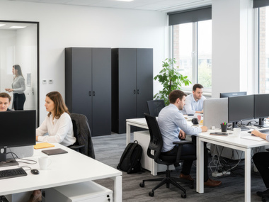 Szafa metalowa biurowa RAL 9005 100×200×40 cm, 5 półek