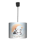 Lampa wisząca mała - Cute Panda (niebieska)