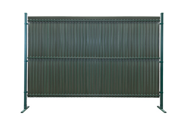 Listwy ogrodzeniowe pionowe szerokie 123 X 250 RD12 zielona