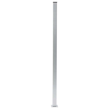   Słupki ogrodzeniowe, 3 szt., aluminium, 185 cm
