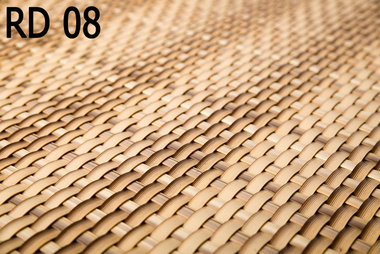 Donica ogrodowa technorattanowa 70x38x40 Słomkowy