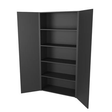 Szafa metalowa biurowa RAL 7016 100×200×40 cm, 5 półek