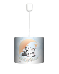 Lampa wisząca mała - Cute Panda (niebieska)