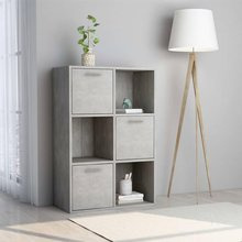 Szafka, betonowa szarość, 60x29,5x90 cm, płyta wiórowa