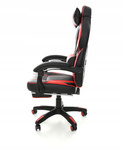 Fotel Gamingowy gracza obrotowy czarno-czerwony