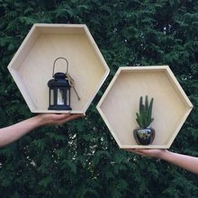 Półka heksagon - 3 szt. HONEY