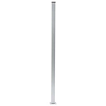   Słupki ogrodzeniowe, 3 szt., aluminium, 185 cm