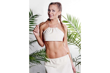 Biustonosz na saunę BEMBEA w 100% naturalna bawełna Yeye