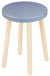 Taboret - Buk jasny-szaroniebieski 45 cm