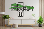 Drzewo "Tryptyk"  Bonsai – ekologiczny obraz z mchem