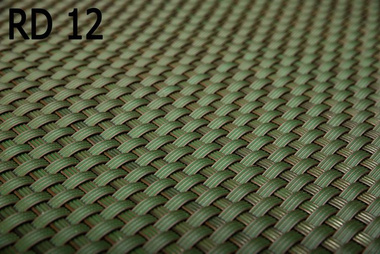 Donica ogrodowa technorattanowa 108x39x43 Zielony