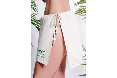 Spódnica na saunę z figami w 100% naturalna bawełna Yeye