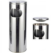 HI Stojący kosz na śmieci z popielniczką, 58 cm