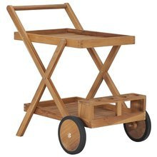 Wózek herbaciany, lite drewno tekowe